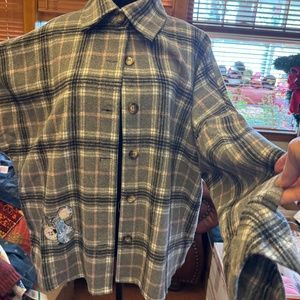 Flannel up cycle, medium shirt